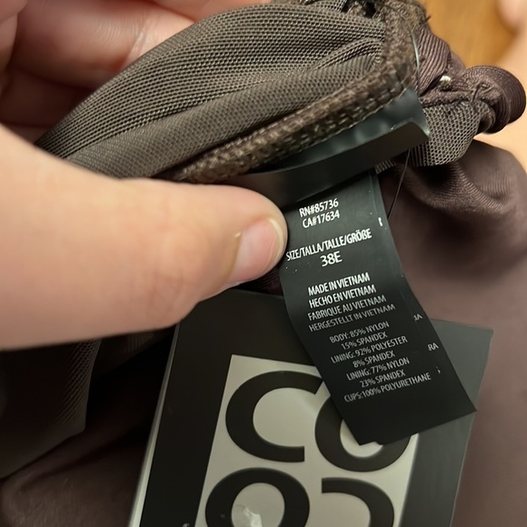 COCO REEF Ultra Fit Embellished-Strap Tankini Top Size 38E / 14 - Picture 8 of 10